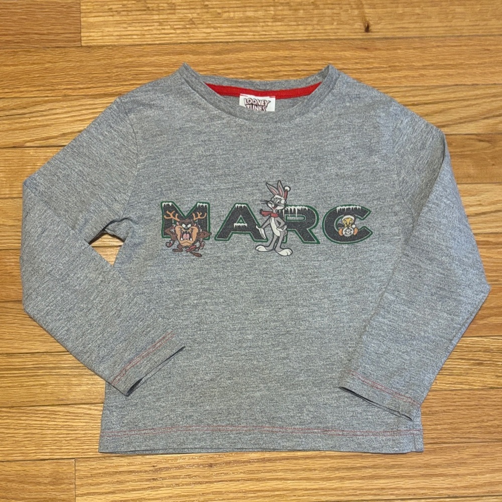 Looney Tunes x Marc Jacobs. Gray Long Sleeve T-shirt